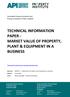 TECHNICAL INFORMATION PAPER - MARKET VALUE OF PROPERTY, PLANT & EQUIPMENT IN A BUSINESS
