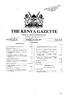THE KENYA GAZETTE. Col. Vol. CXX No.42 NAIROBI, 6th April, 2018 Price Sh. 60 CONTENTS. Published by Authority of the Republic of Kenya