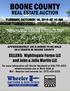 TUESDAY, OCTOBER 16, 2018 AT 10 AM. AUCTION LOCATION: Holiday Inn, 2200 I-70 Drive SW, Columbia, MO 65203