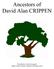Ancestors of David Alan CRIPPEN