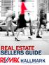 REAL ESTATE SELLERS GUIDE HALLMARK REALTY LTD., BROKERAGE INDEPENDANTLY OWNED AND OPERATED