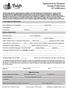 Application for Business Zoning Verification & Certification