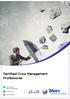 Certified Crisis Management Professional. Contents are subject to change. For the latest updates visit