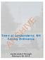 Town of Londonderry, NH Zoning Ordinance ARCHIVE