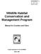 Wildlife Habitat Conservation and Management Program