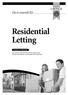 Residential Letting. Do-it-yourself Kit. Guidance Manual