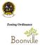 Town of Boonville Zoning Ordinance