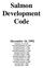 Salmon Development Code. December 16, 1992