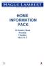 HOME INFORMATION PACK. 34 Dombey Road Poynton Cheshire SK12 1LT