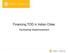 Financing TOD in Indian Cities. Facilitating implementation