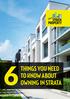 THINGS YOU NEED TO KNOW ABOUT 6OWNING IN STRATA