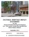 CULTURAL HERITAGE IMPACT STATEMENT For The Proposed Student Housing Development Laurier Avenue East and 400 Friel Street, Ottawa, Ontario.