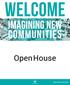 WELCOME. Imagining New Communities. Open House. Planning & economic development department