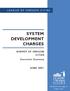 SYSTEM DEVELOPMENT CHARGES