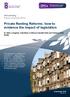 Private Renting Reforms: how to evidence the impact of legislation