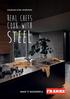 STAINLESS STEEL WORKTOPS REAL CHEFS COOK WITH STEEL