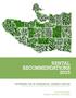 RENTAL RECOMMENDATIONS 2015 REFORMING THE BC RESIDENTIAL TENANCY SYSTEM. City of Vancouver Renters Advisory Committee
