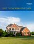 FIRST TIME HOMEBUYER'S GUIDE