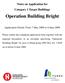 Operation Building Bright