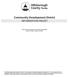 Community Development District INFORMATION PACKET