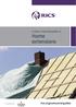 A clear, impartial guide to. Home extensions. rics.org/consumerguides. In association with