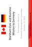 Markham Civic and Business Mission to Germany