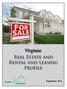 Virginia. Real Estate and Rental and Leasing Profile