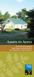 Assets to Acres. Your Gift of Developed Real Estate Can Help Protect New Hampshire s Special Places