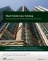 Real Estate Law Catalog