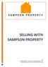 SELLING WITH SAMPSON PROPERTY