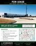 FOR LEASE. WEST 529 RETAIL CENTER FM 529 Katy, Texas DESCRIPTION FM 529 KATY, TEXAS UP TO 10,350 SF AVAILABLE