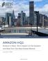 AMAZON HQ2: Amazon s Near-Term Impact on the Queens and New York City Real Estate Market. January