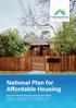 National Plan for Affordable Housing