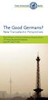 The Good Germans? New Transatlantic Perspectives