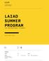 LAIAD SUMMER PROGRAM FOR INTERNATIONAL STUDENTS MAKING ORDER VISIBLE CONTACT. Los Angeles Institute of Architecture & Design. Adress. Tel.