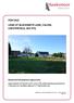 FOR SALE LAND AT BLACKSMITH LANE, CALOW, CHESTERFIELD, S44 5TQ