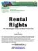 Rental Rights. The Washington State Landlord Tenant Act.     By Natalie Danielson