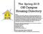 The Spring 2015 Off Campus Housing Directory