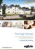 The High School. St. Ninians Road, Stirling.   Premier Development