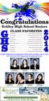 Congratulations Gridley High School Seniors