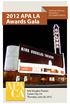 2012 APA LA Awards Gala. American Planning Association Los Angeles Section