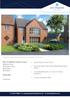 Plot 10 Milford Green Court Malkins Way Newtown Lane Shustoke B46 2SG 655,000. Freehold. Brand New Country Home