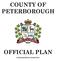 COUNTY OF PETERBOROUGH OFFICIAL PLAN