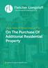 On The Purchase Of Additional Residential Property