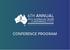 6TH ANNUAL AFCC AUSTRALIAN CONFERENCE