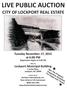 Rye Town Park. DO Legislator s NOT Copy. Tuesday November 17, 2015 at 6:00 PM. Registration begins at 5:00 PM. HELD AT: Lockport Municipal Building