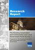 Research Report. The Housing Corporation and Communities and Local Government Panel Survey 7