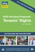 HUD Housing Programs: Tenants Rights JUST RELEASED AND AVAILABLE NOW!