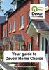 Your guide to Devon Home Choice