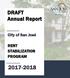 DRAFT Annual Report City of San José RENT STABILIZATION PROGRAM